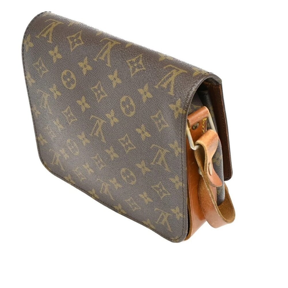 LOUIS VUITTON Cartouchiere MM Shoulder Bag Monogram Leather Brown M51253 36KB922 - Picture 4 of 15